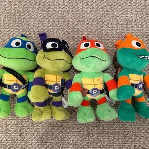 Ninja Turtle Stuffed Animals - Set of 4